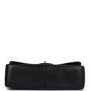 Chanel Jumbo Classic Single Flap Bag Black Caviar Silver Hardware