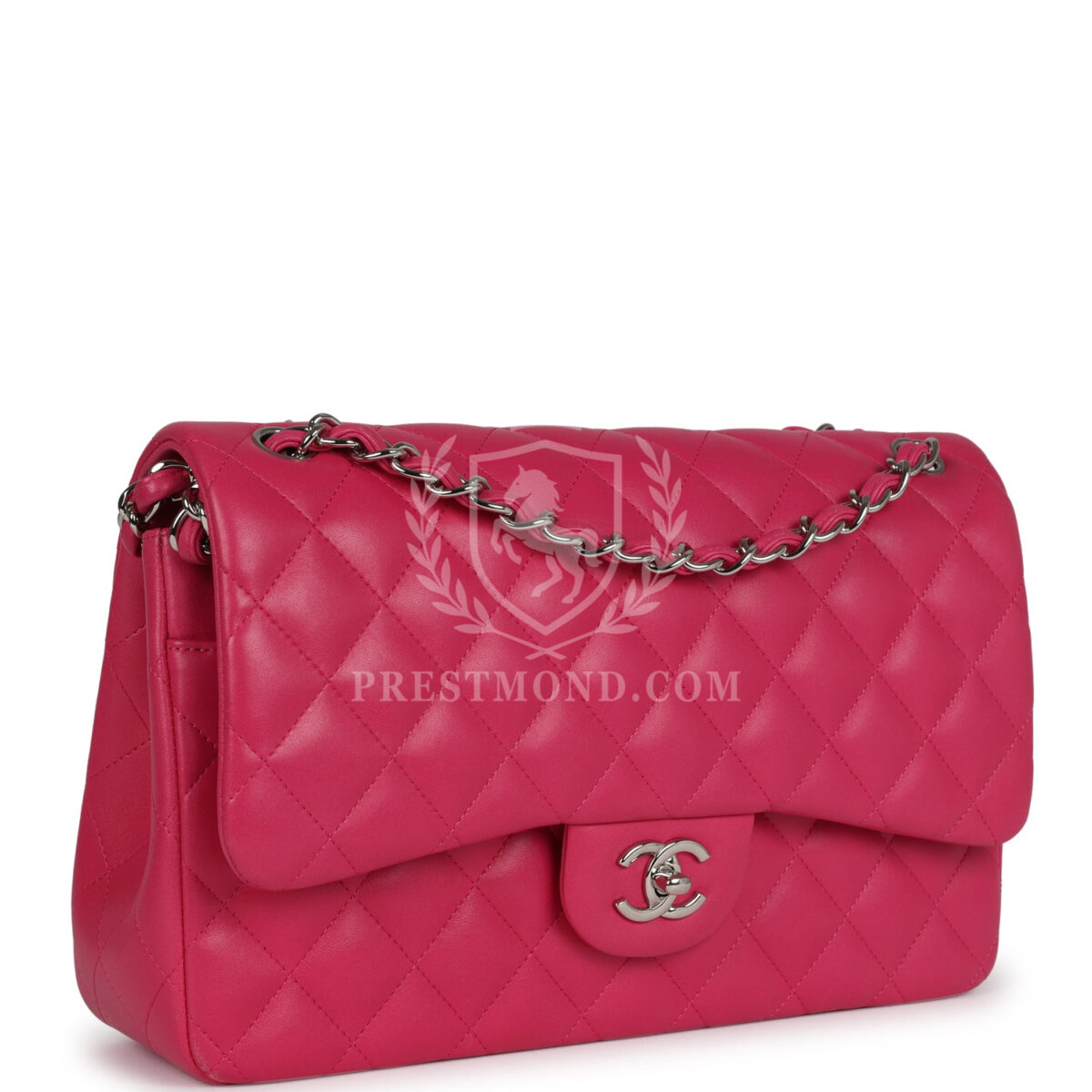 Chanel Jumbo Classic Double Flap Pink Lambskin Silver Hardware — изображение 2