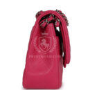 Chanel Jumbo Classic Double Flap Pink Lambskin Silver Hardware