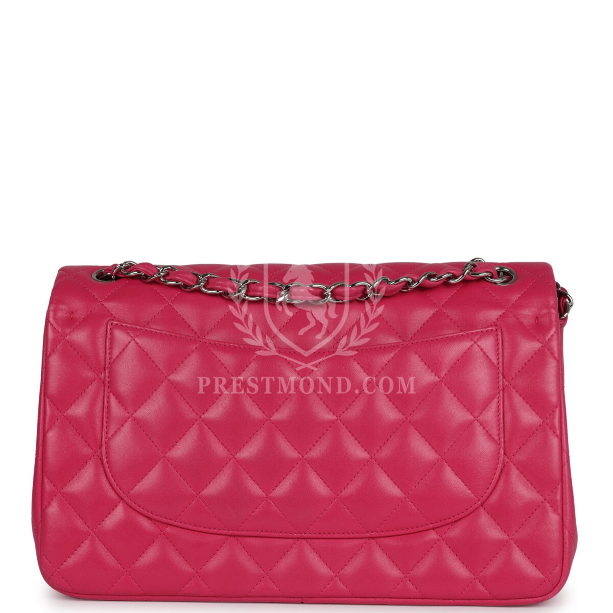 Chanel Jumbo Classic Double Flap Pink Lambskin Silver Hardware — изображение 4