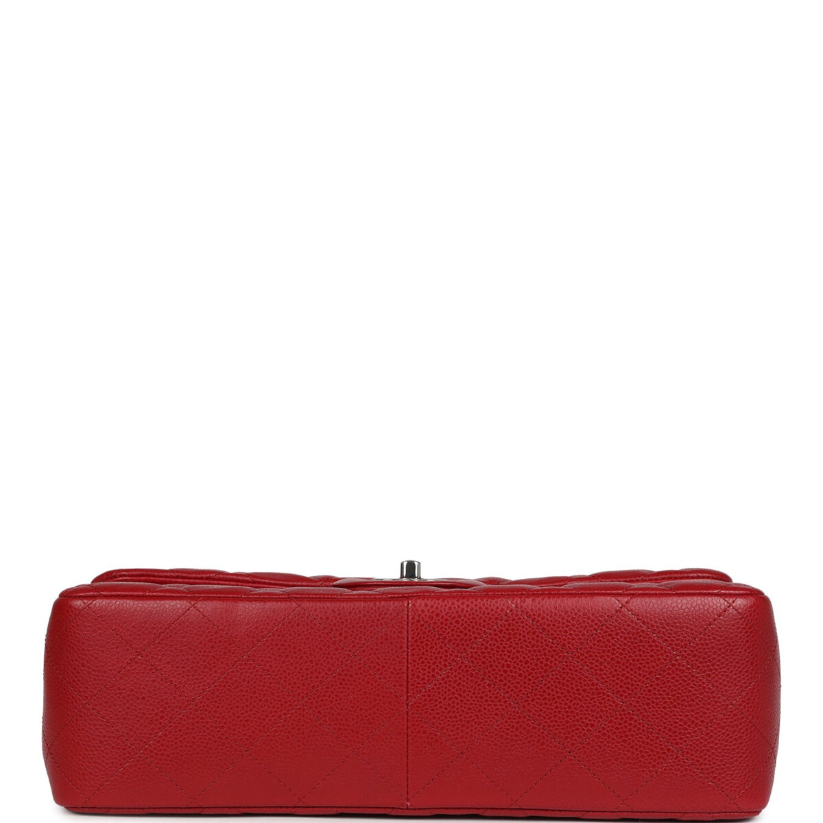 Chanel Jumbo Classic Double Flap Red Caviar Silver Hardware — изображение 6