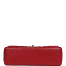 Chanel Jumbo Classic Double Flap Red Caviar Silver Hardware