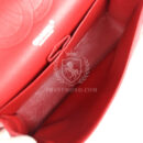 Chanel Jumbo Classic Double Flap Red Caviar Silver Hardware