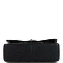 Chanel Jumbo Classic Double Flap Bag Black Caviar Gold Hardware