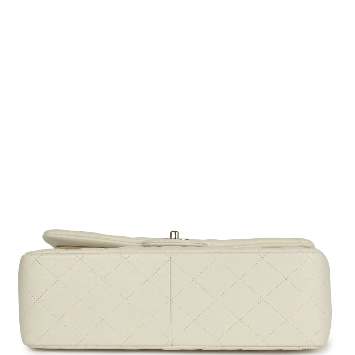 Chanel Jumbo Classic Double Flap White Caviar Light Gold Hardware — изображение 6