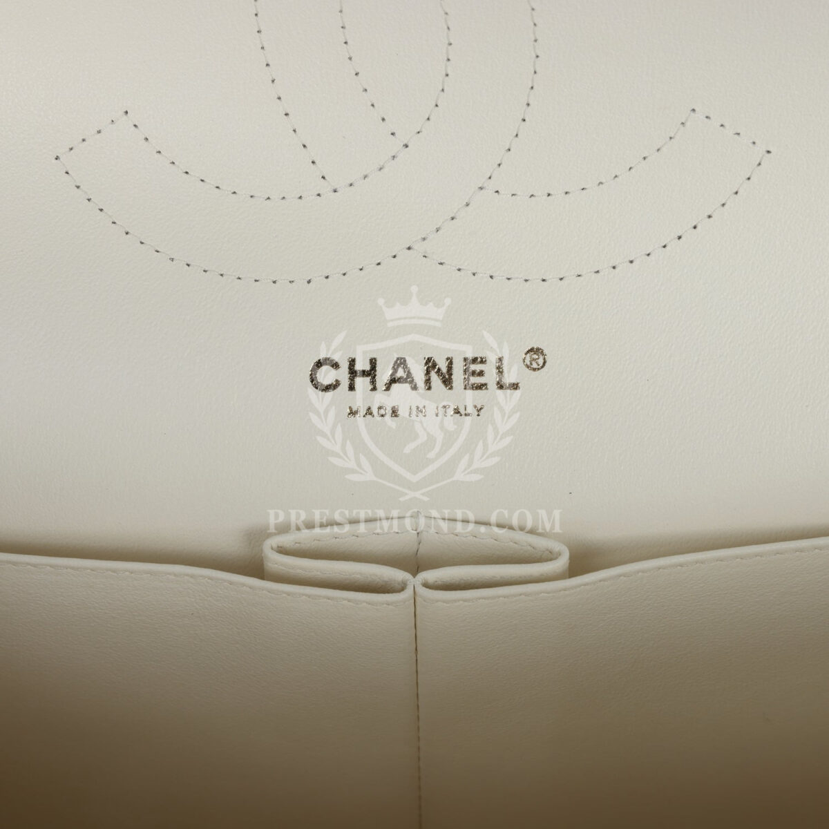 Chanel Jumbo Classic Double Flap White Caviar Light Gold Hardware — изображение 8