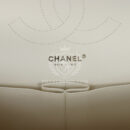 Chanel Jumbo Classic Double Flap White Caviar Light Gold Hardware