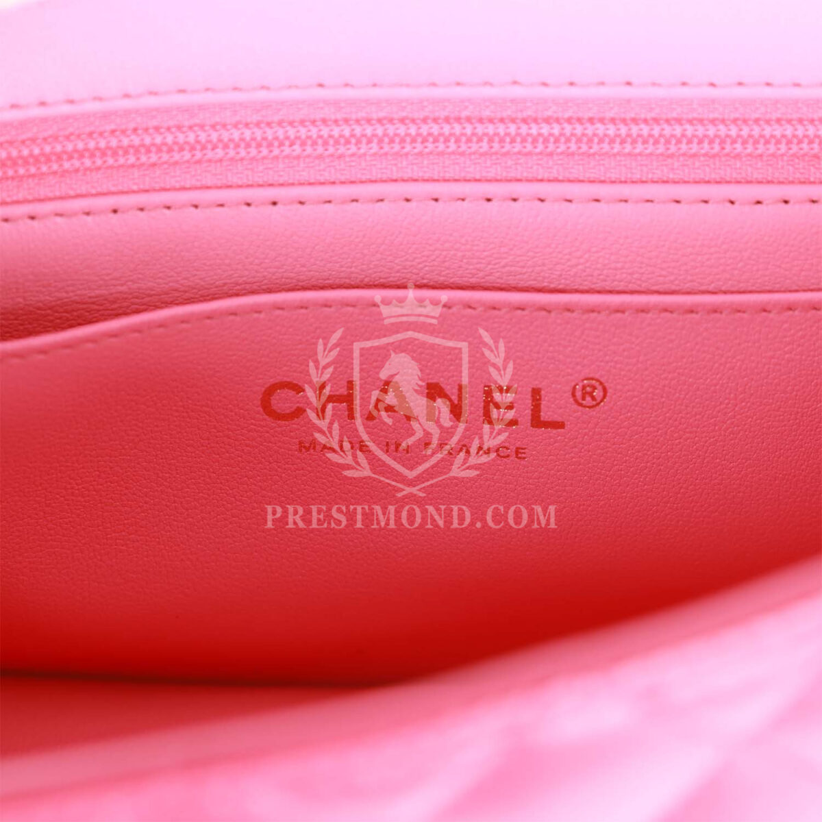 Chanel Mini Rectangular Flap with Top Handle Pink Lambskin Light Gold Hardware — изображение 8