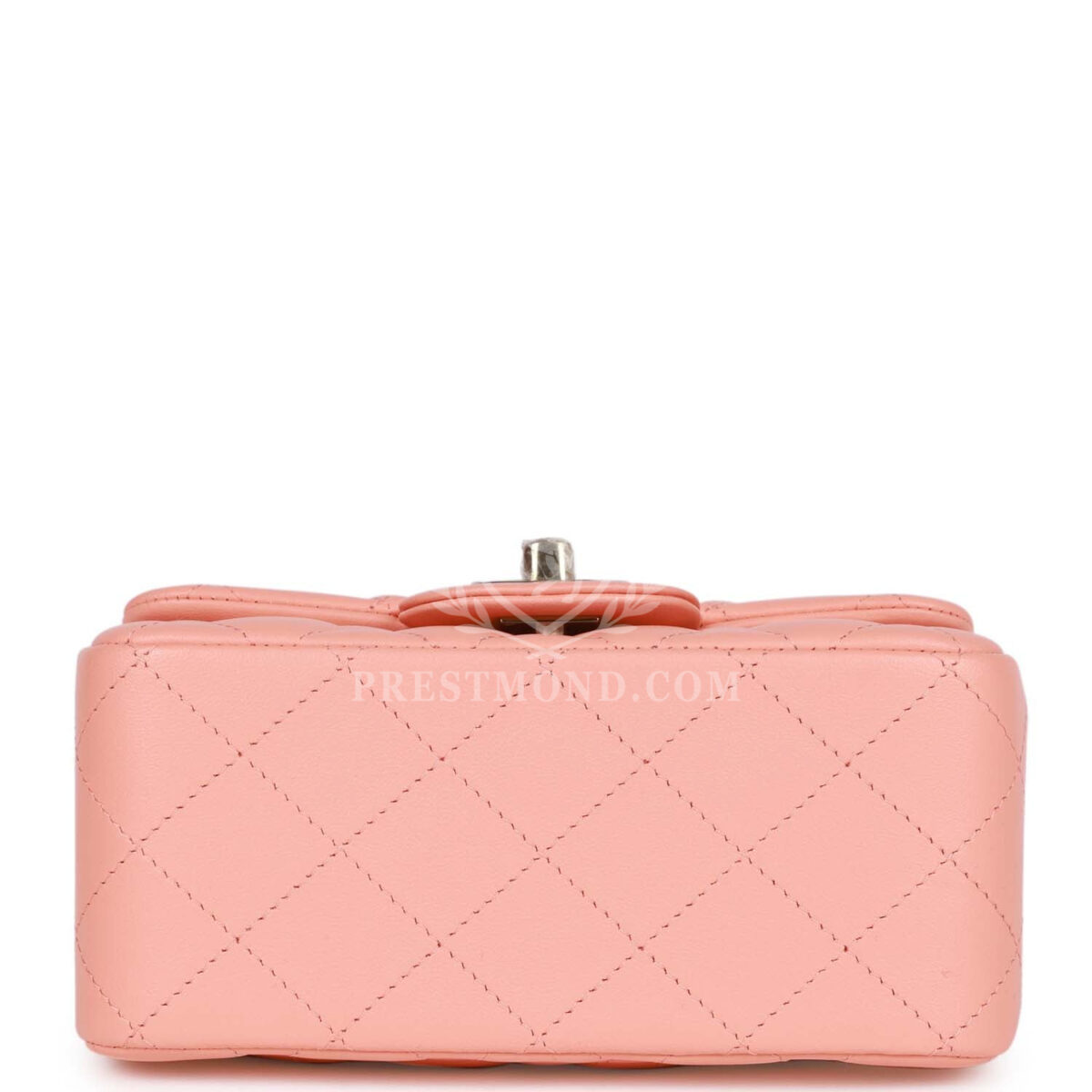 Chanel Mini Square Flap Pink Lambskin Light Gold Hardware — изображение 6
