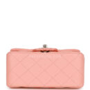 Chanel Mini Square Flap Pink Lambskin Light Gold Hardware