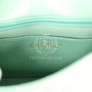 Chanel Candy Heart Mini Flap Bag Turquoise Lambskin Enamel and Light Gold Hardware