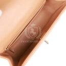 Chanel Mini Rectangular Flap with Top Handle Caramel Lambskin Light Gold Hardware