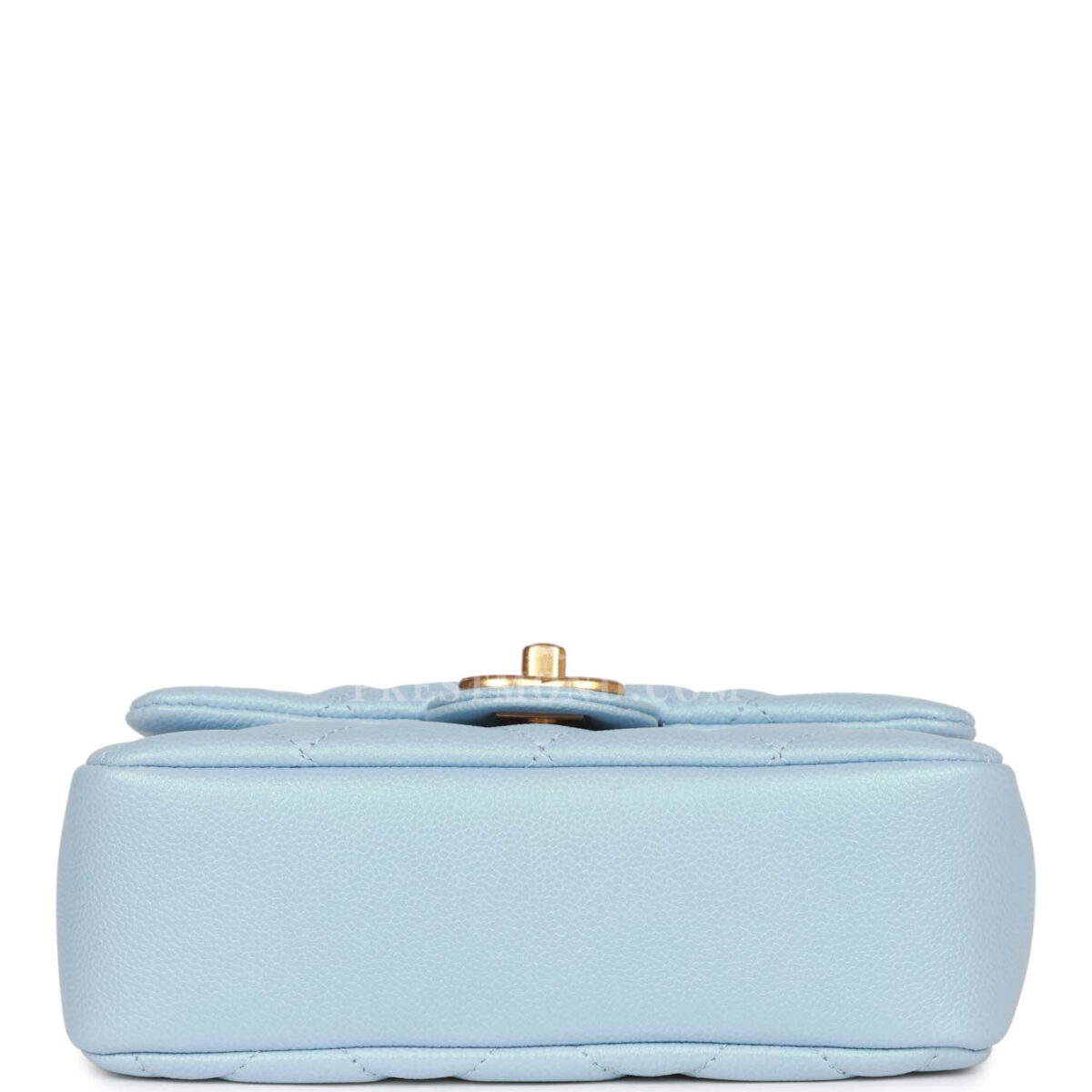 Chanel My Perfect Mini Flap Bag Blue Iridescent Caviar Antique Gold Hardware — изображение 7