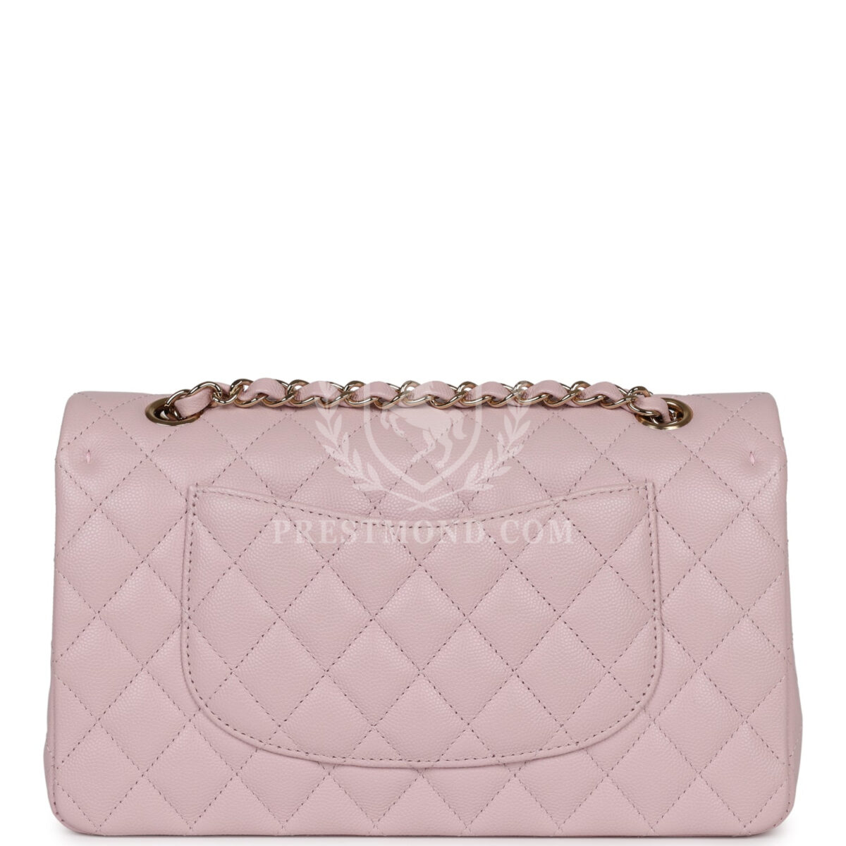 Chanel Medium Classic Double Flap Light Pink Caviar Light Gold Hardware — изображение 4