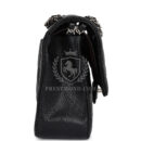 Chanel Medium Classic Double Flap Black Caviar Silver Hardware