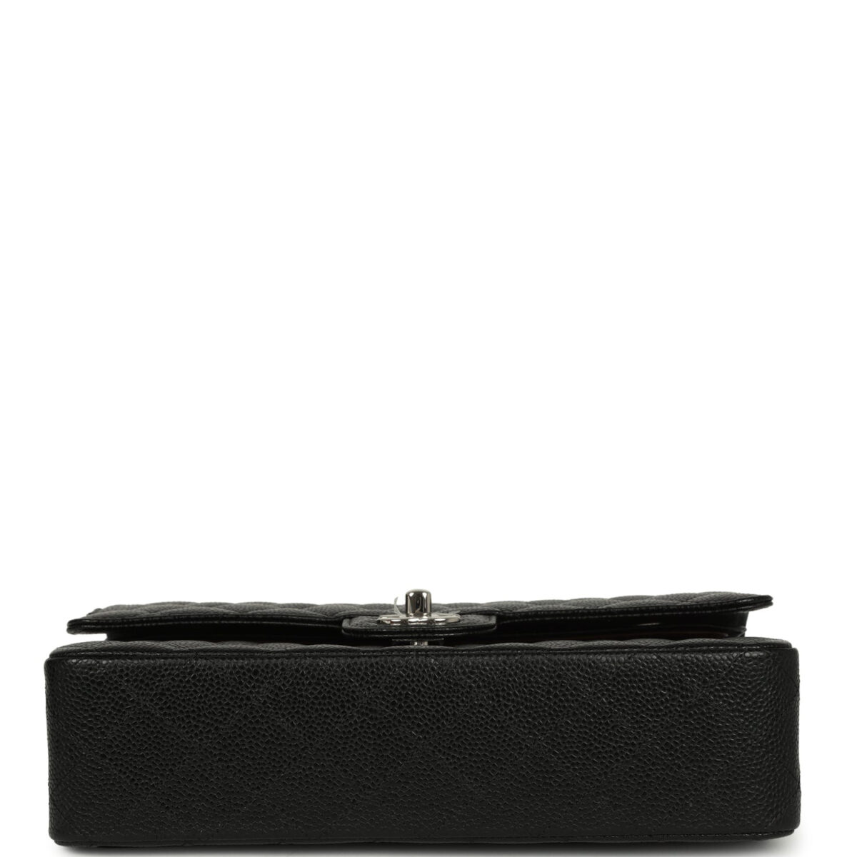 Chanel Medium Classic Double Flap Black Caviar Silver Hardware — изображение 6
