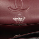 Chanel Medium Classic Double Flap Black Caviar Silver Hardware