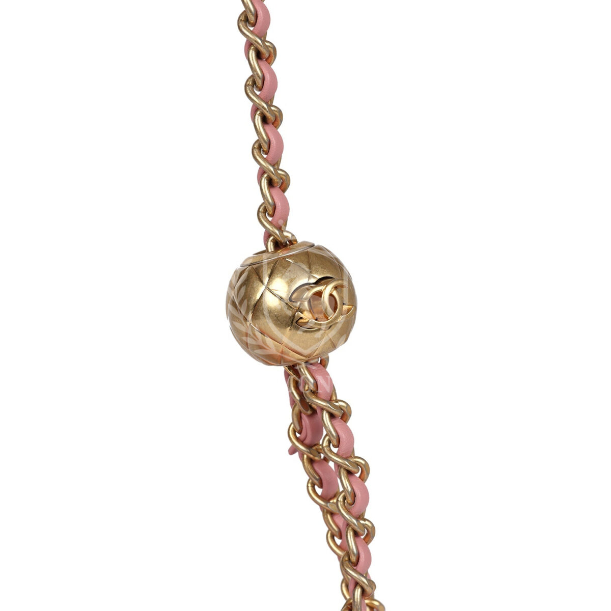 Chanel Mini Pearl Crush Rectangular Flap Dark Pink Lambskin Brushed Gold Hardware — изображение 8