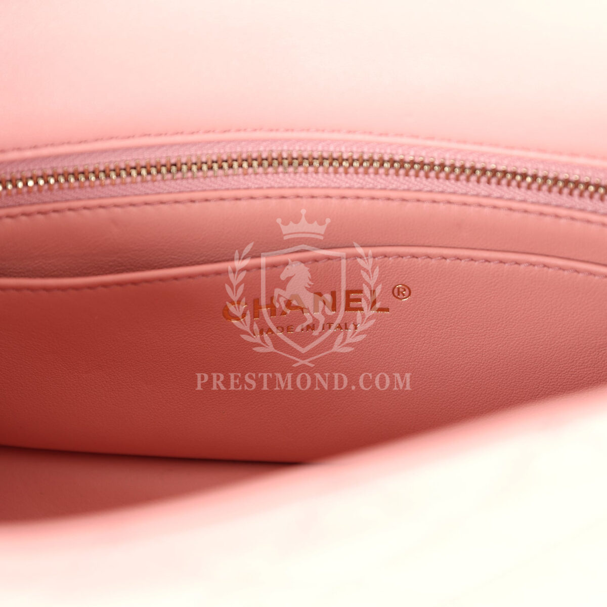 Chanel Mini Pearl Crush Rectangular Flap Dark Pink Lambskin Brushed Gold Hardware — изображение 10