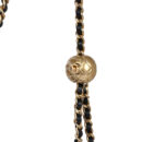 Chanel Mini Pearl Crush Square Flap Bag White and Black Tweed Antique Gold Hardware