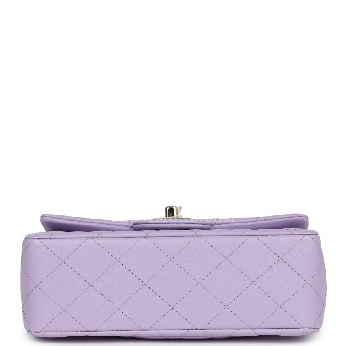 Chanel Mini Rectangular Flap Bag with Top Handle Lilac Lambskin Light Gold Hardware — изображение 6