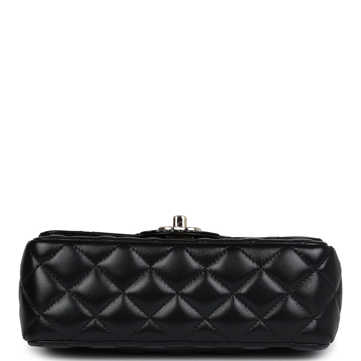Chanel Mini Rectangular Crystal Top Handle Flap Bag Black Lambskin Light Gold Hardware — изображение 6
