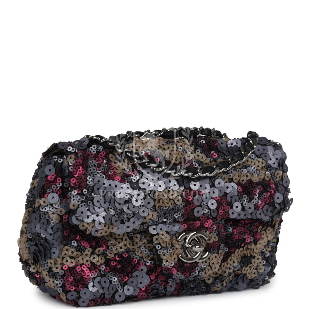 Chanel Limited Edition Extra Mini Flap Bag Multicolor Sequin Ruthenium Hardware — изображение 2