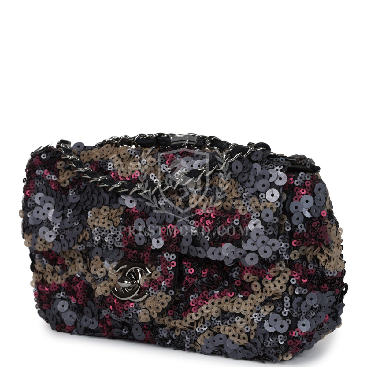 Chanel Limited Edition Extra Mini Flap Bag Multicolor Sequin Ruthenium Hardware — изображение 5