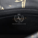 Chanel Mini Rectangular Flap Black and Gold Aged Calfskin Antique Gold Hardware