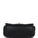 Chanel Mini Rectangular Flap Bag Black Shiny Caviar Gold Hardware