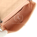 Chanel Mini CC Studded Rectangular Flap Bag Light Pink Canvas Ruthenium Hardware