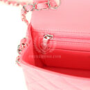 Chanel Mini Rectangular Flap Bag Pink Lambskin Silver Hardware