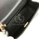 Chanel Mini Classic Square Flap Bag Black Lambskin Light Gold Hardware