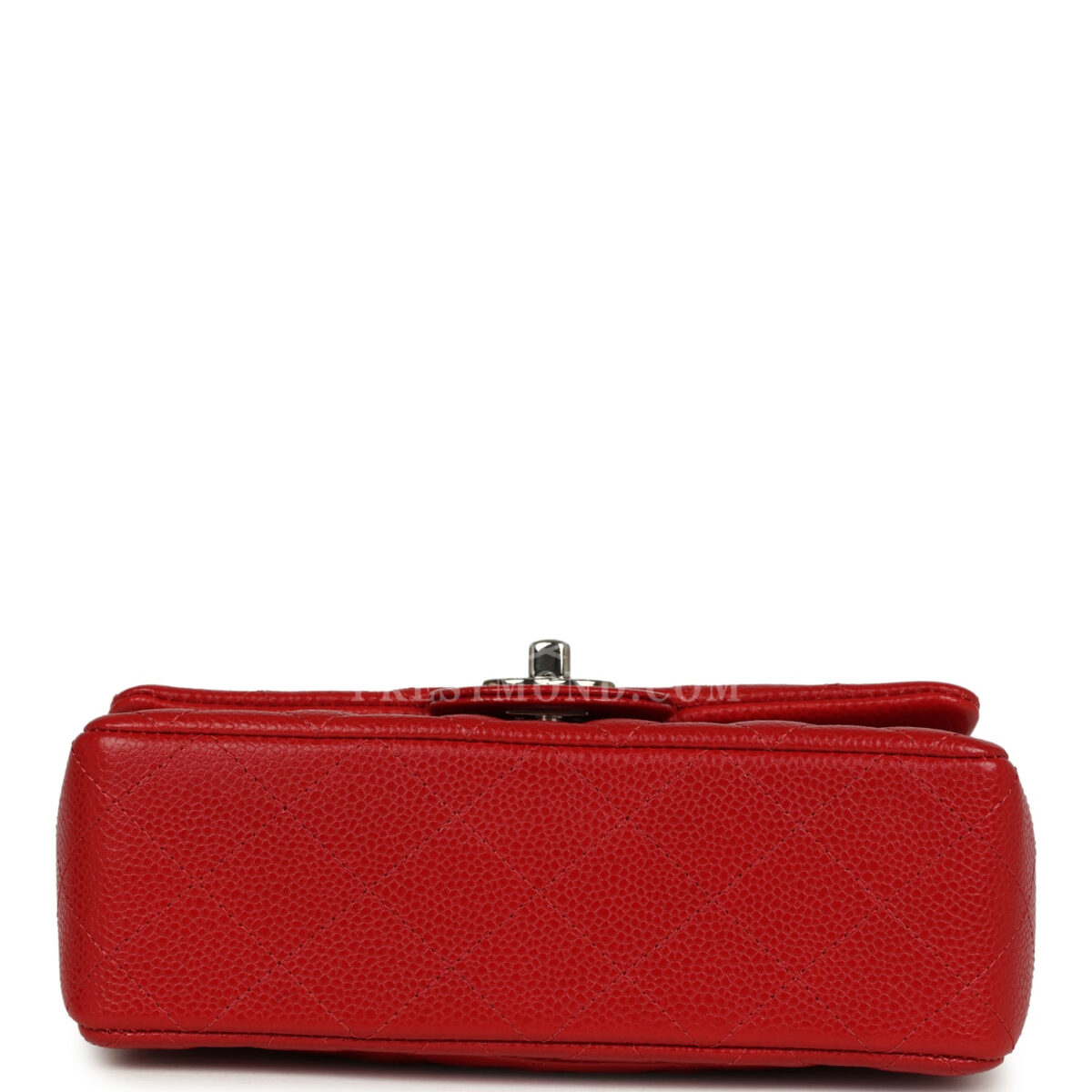 Chanel Mini Rectangular Flap Red Caviar Silver Hardware — изображение 6