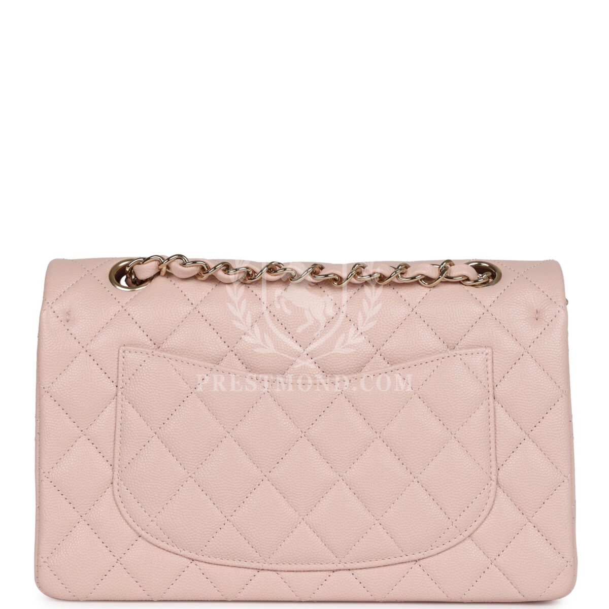 Chanel Small Classic Double Flap Bag Light Pink Caviar Gold Hardware — изображение 5