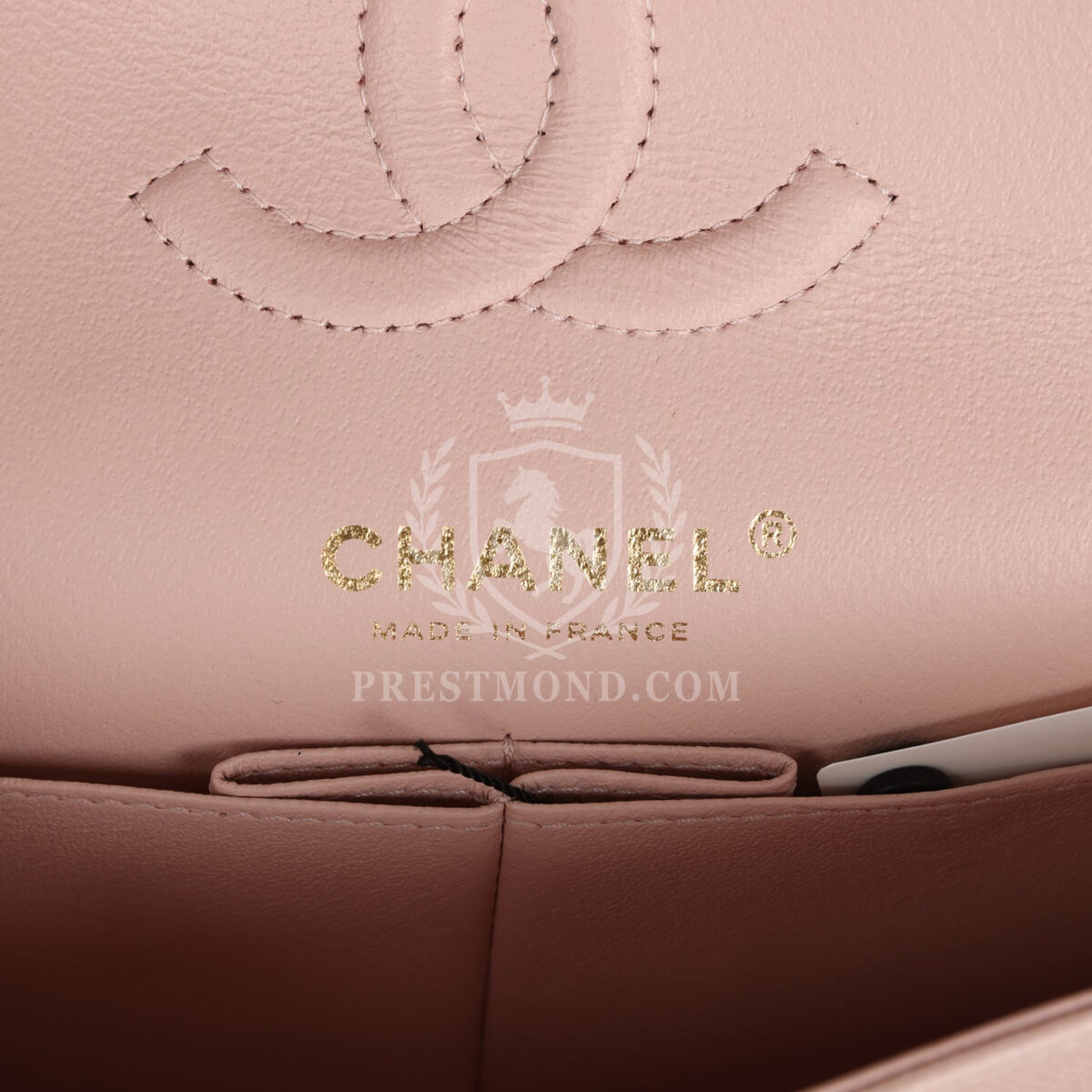 Chanel Small Classic Double Flap Bag Light Pink Caviar Gold Hardware — изображение 8