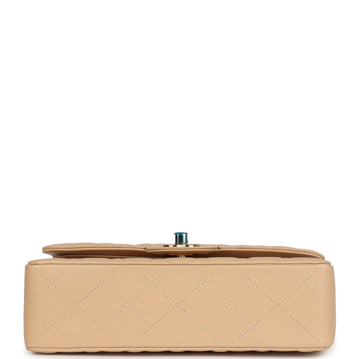 Chanel Small Classic Double Flap Bag Beige Caviar Gold Hardware — изображение 6