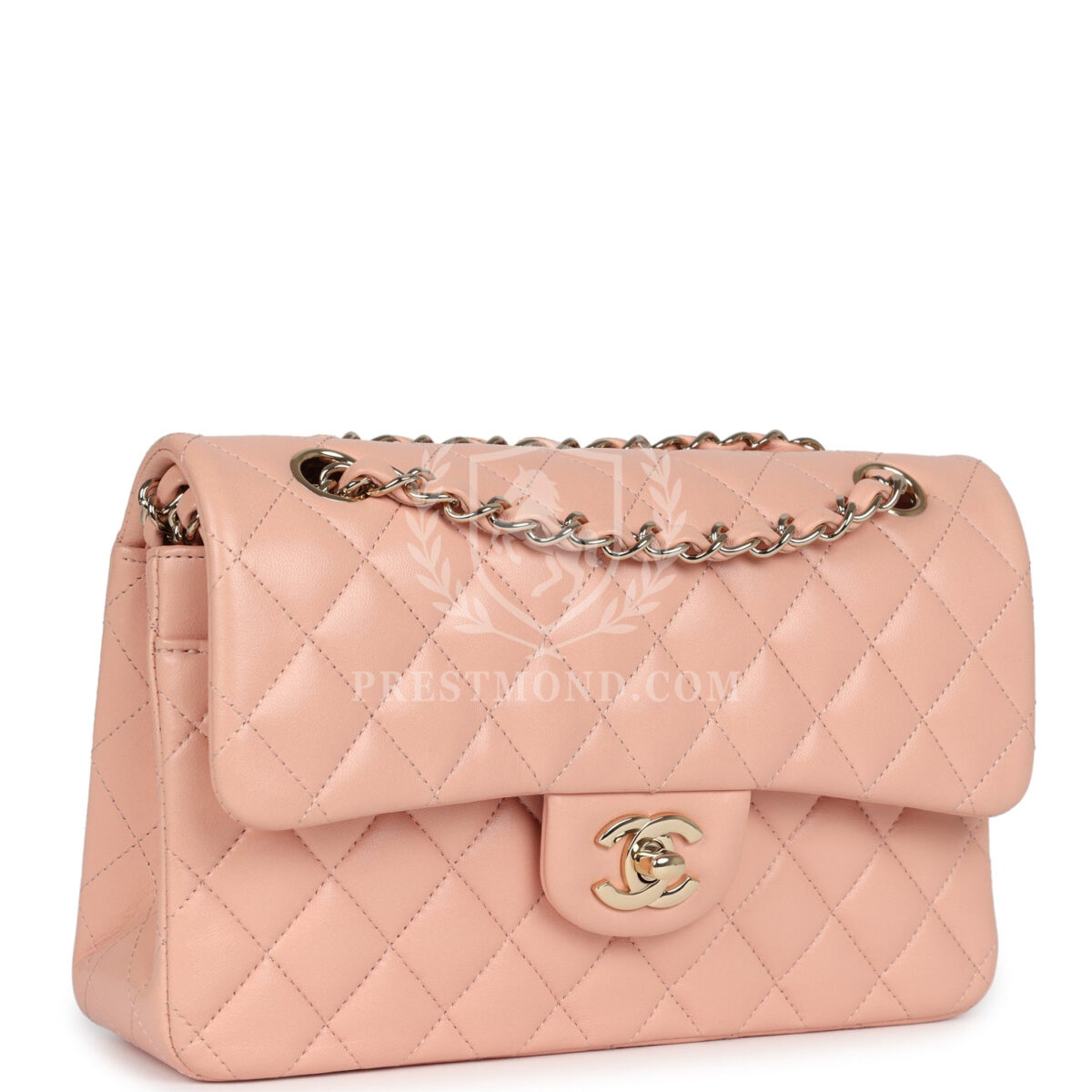 Chanel Small Classic Double Flap Light Pink Lambskin Gold Hardware — изображение 2