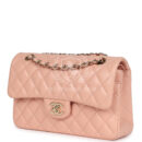 Chanel Small Classic Double Flap Light Pink Lambskin Gold Hardware