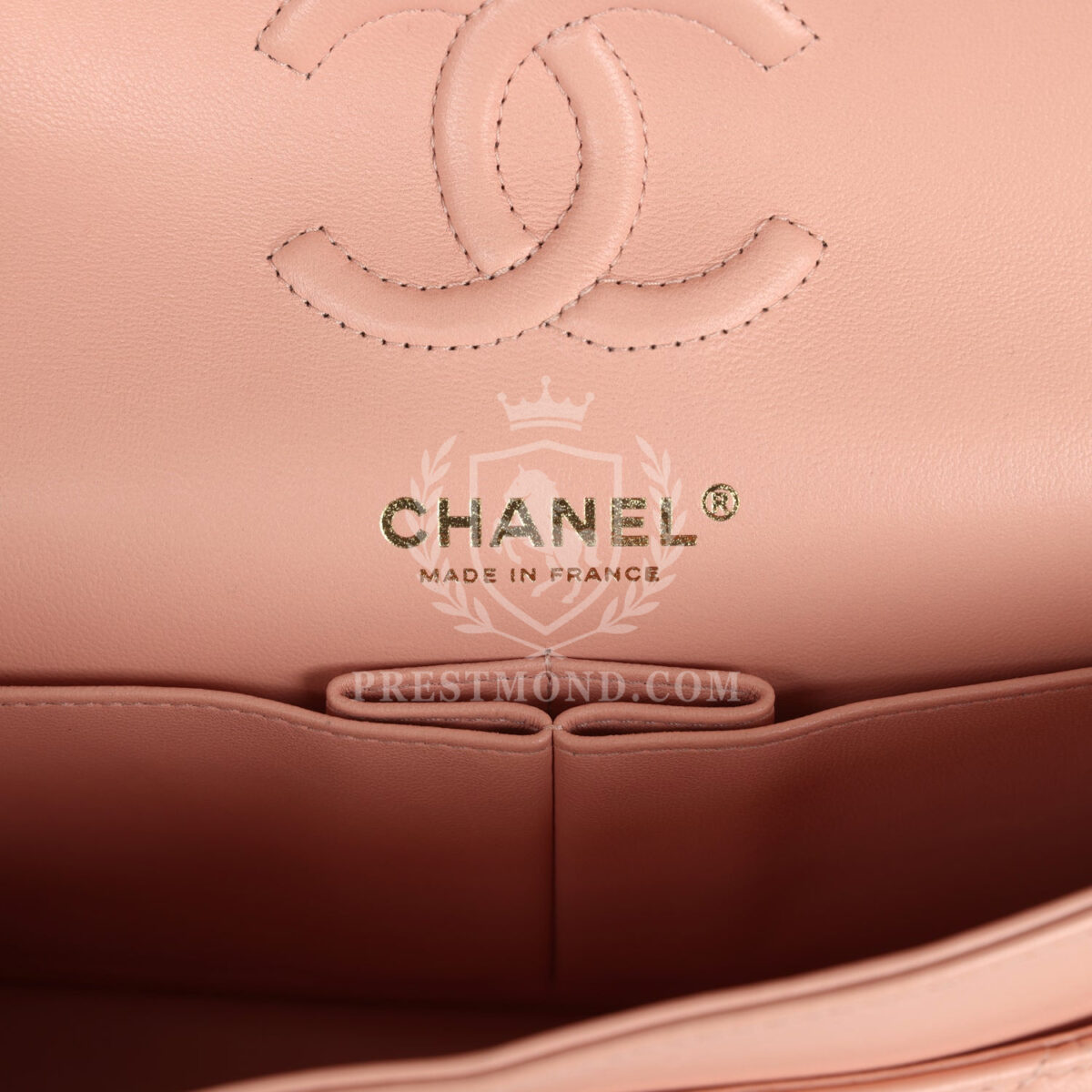 Chanel Small Classic Double Flap Light Pink Lambskin Gold Hardware — изображение 8