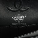Chanel Small Classic Double Flap Bag Black Iridescent Caviar Ruthenium Hardware