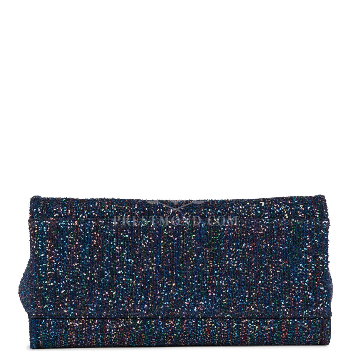 Chanel Large Deauville Shopping Tote Blue Sequin Boucle Silver Hardware — изображение 7