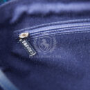 Chanel Large Deauville Shopping Tote Blue Sequin Boucle Silver Hardware