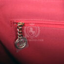 Chanel Medium Deauville Shopping Tote Grey and Pink Tropical Floral Velvet Light Gold Hardware