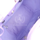 Chanel Small Deauville Shopping Tote Pink and Purple Ombre Calfskin Silver Hardware