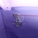 Chanel Small Deauville Shopping Tote Pink and Purple Ombre Calfskin Silver Hardware