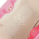 Chanel Small Deauville Shopping Tote Hot Pink Canvas Light Gold Hardware