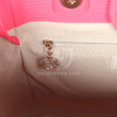 Chanel Small Deauville Shopping Tote Hot Pink Canvas Light Gold Hardware