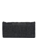 Chanel Small Deauville Shopping Tote Dark Blue Denim Light Gold Hardware