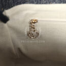 Chanel Small Deauville Shopping Tote Dark Blue Denim Light Gold Hardware
